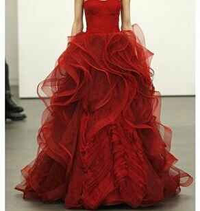 Você se casaria com um vestido vermelho? - 1