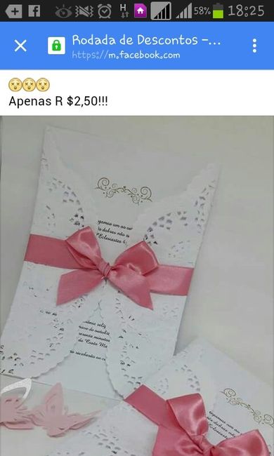Convites por 1,50 - 1