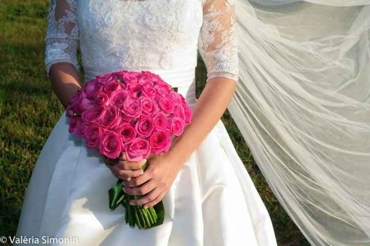 Rosas em cor de rosa de Fernanda Leitão Buquês.