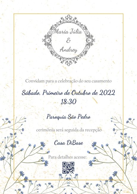 Escolha dos Convites - Atualização - 1
