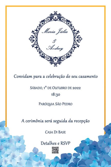 Convite de Casamento - diy - 1