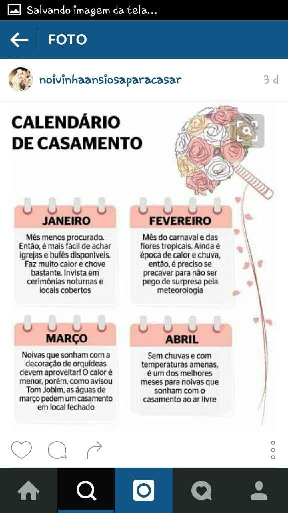 Meses mas favoráveis para casar - 2