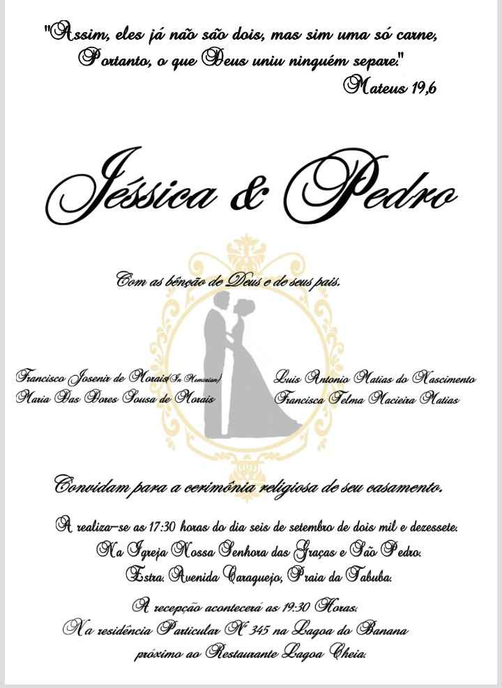Produção do meu convite de casamento... - 6