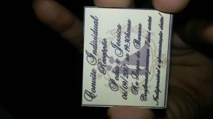 Produção do meu convite de casamento... - 8