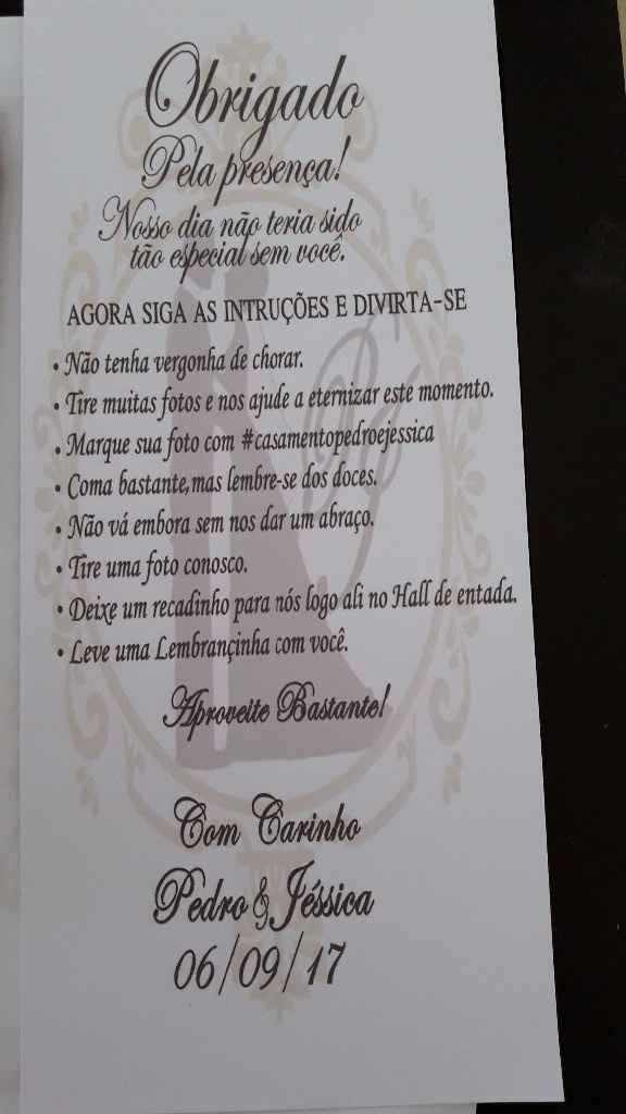 anotação de mesa