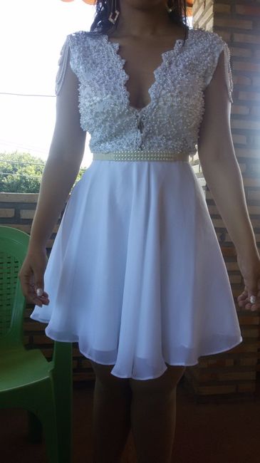 vestido civil EU QUEM FIZ