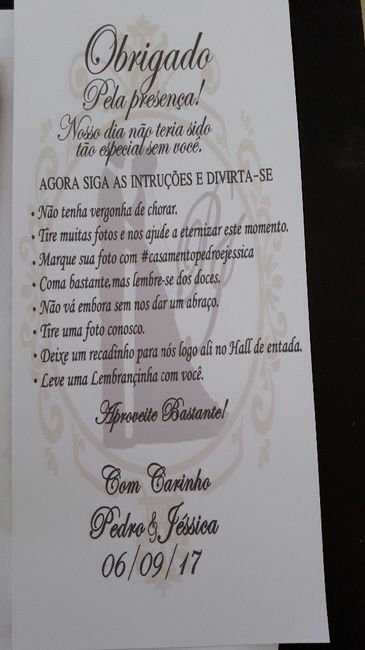 anotação de mesa