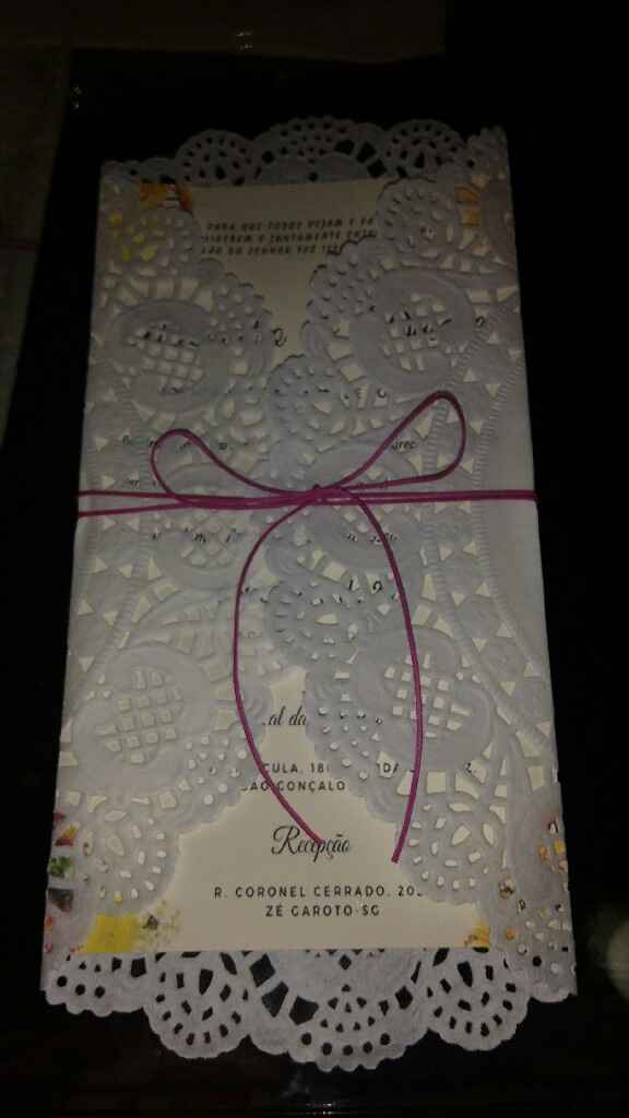 Nosso convite de casamento - 3