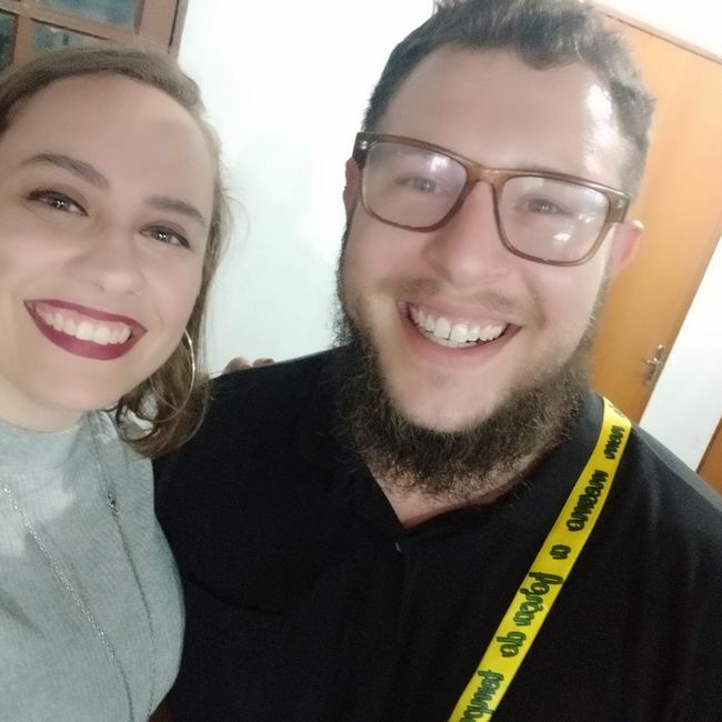Qual a primeira foto de casal que postou nas redes sociais? 9