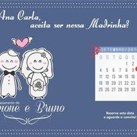 Meus convite aos padrinhos