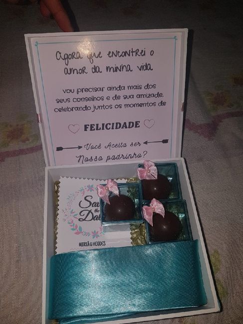Nossos Convites De Padrinhos #botamosamaonamassa - 3
