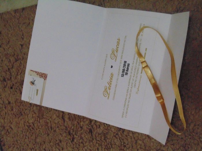 Meu Convite de Casamento DIY