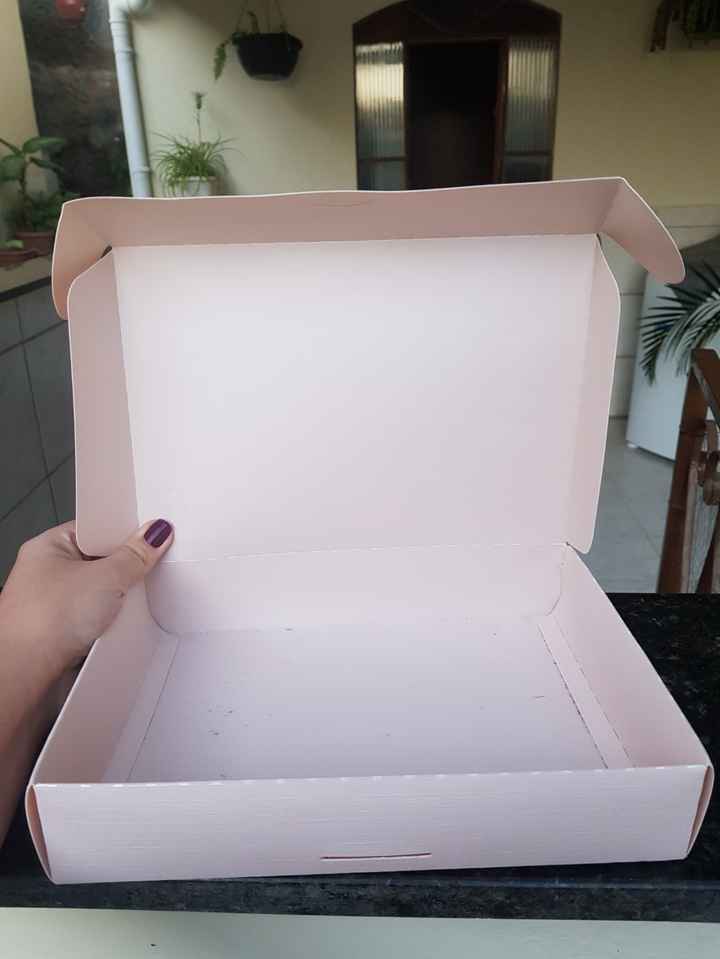Caixinha para padrinhos de plástico - 1