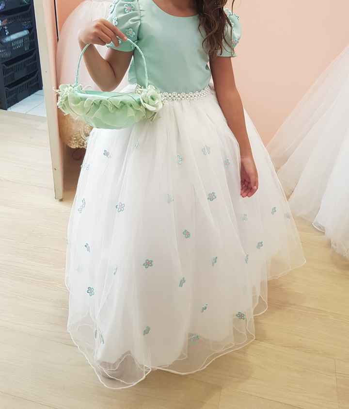 Vestido para florista - 1