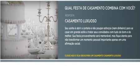 Casamento luxuoso?