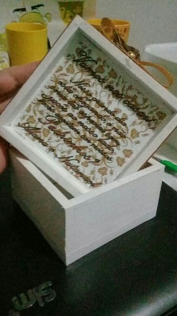  Caixinha que vai ser os convites dos padrinho já tao prontas - 3