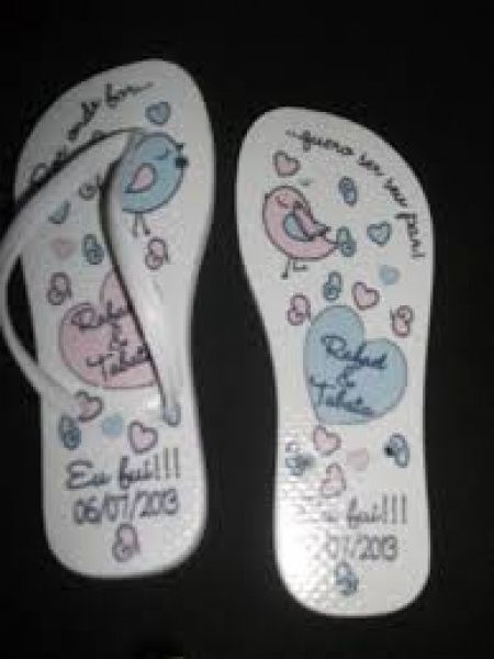 Chinelo personalizado