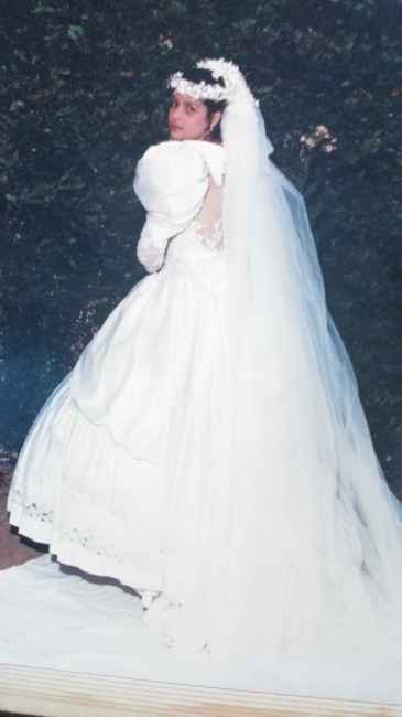 Minha mãe linda no casamento dela :) - 1
