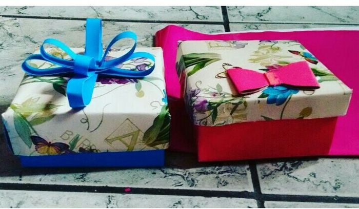 Meu teste de caixinhas diy - 1