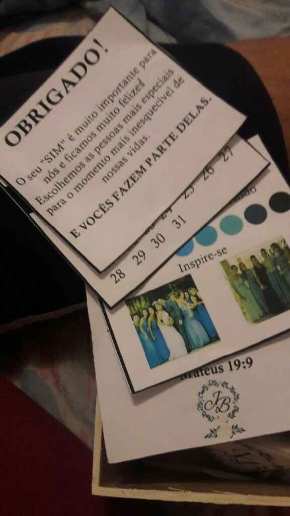 Convite dos padrinhos #diy #euquefiz #vemver - 5