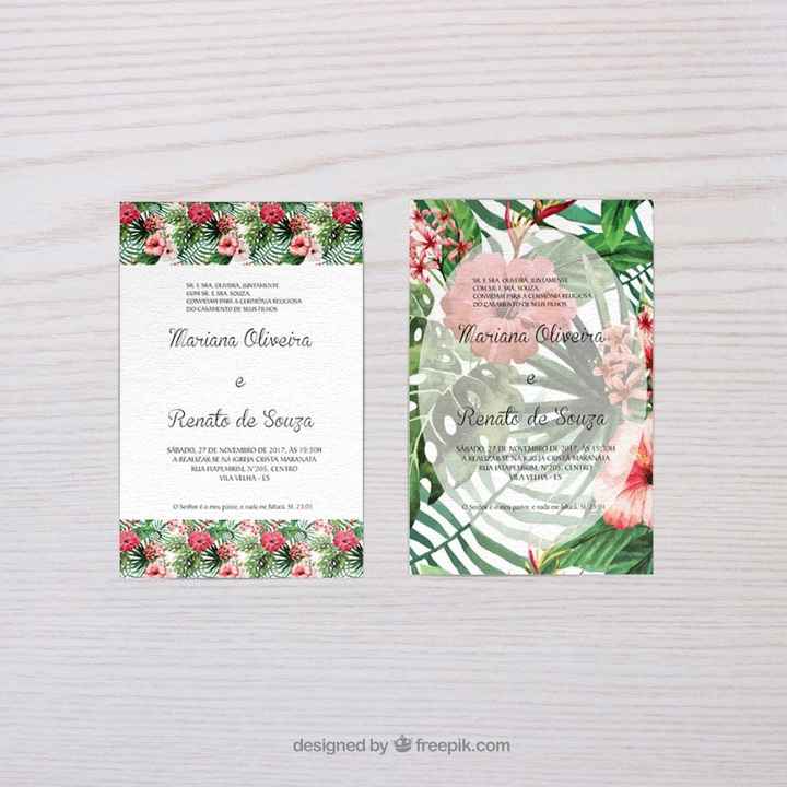 Convite casamento