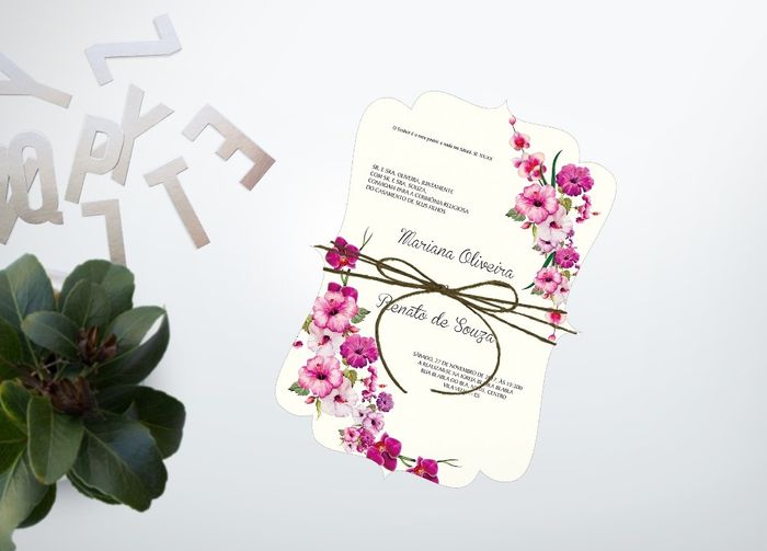 Convite de Casamento
