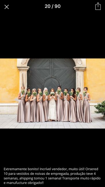 Vestido das madrinhas - 1