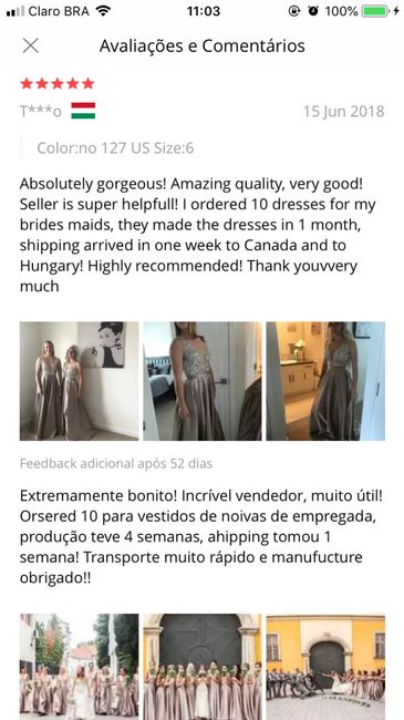 Vestido das madrinhas - 2