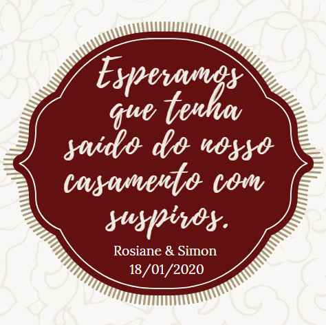 O segundo...