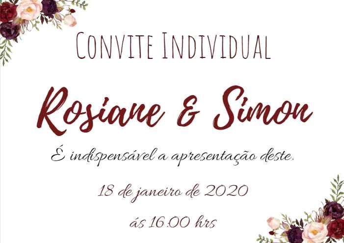 Convite Individual