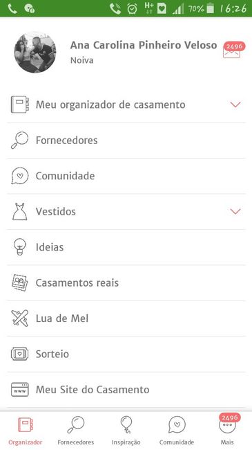 Site de casamento - dificuldades  - 1