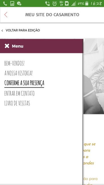 Site de casamento - dificuldades  - 5