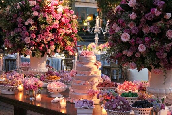 Decoração da mesa do bolo cor de rosa? #vocêsfariam? 4