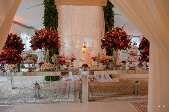 Decoração da mesa do bolo cor de rosa? #vocêsfariam? 30