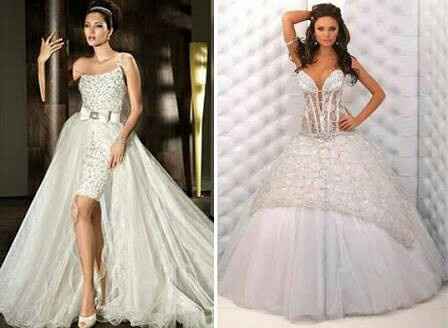 5 vestidos de noiva super loucos mas que nunca usaríamos!