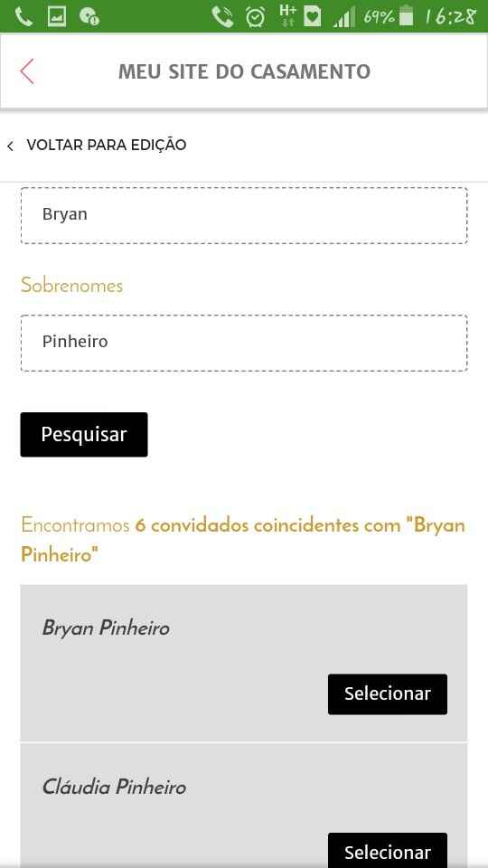 Site de casamento - dificuldades  - 6