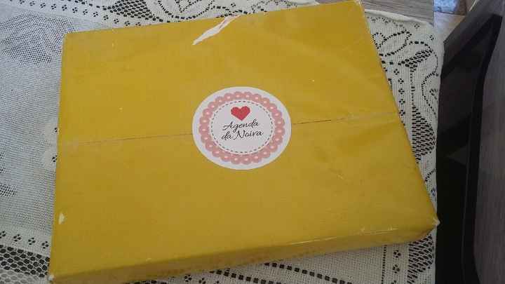 Minha agenda da noiva chegou!!!!! - 1