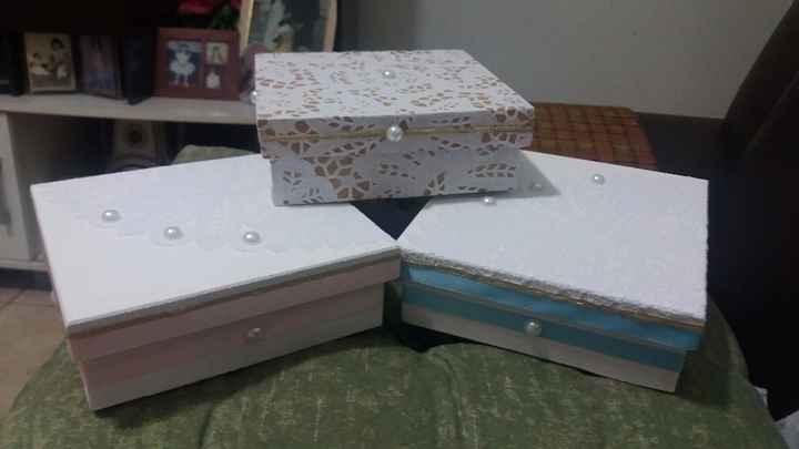 Minhas caixinhas prontas!!!!