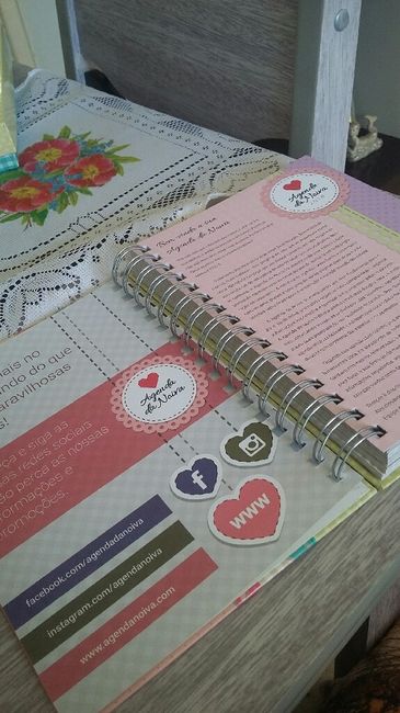 Minha agenda da noiva chegou!!!!! - 1