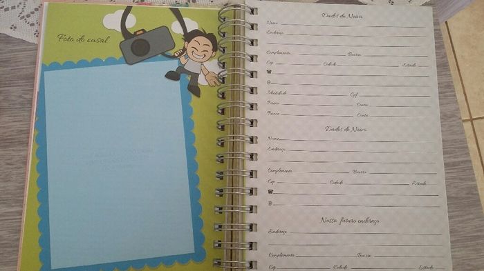Minha agenda da noiva chegou!!!!! - 2