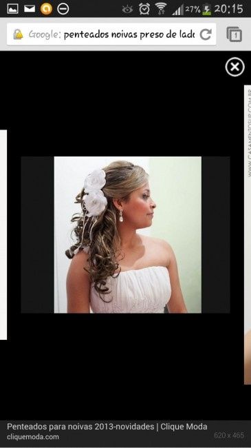 Ideia para penteado