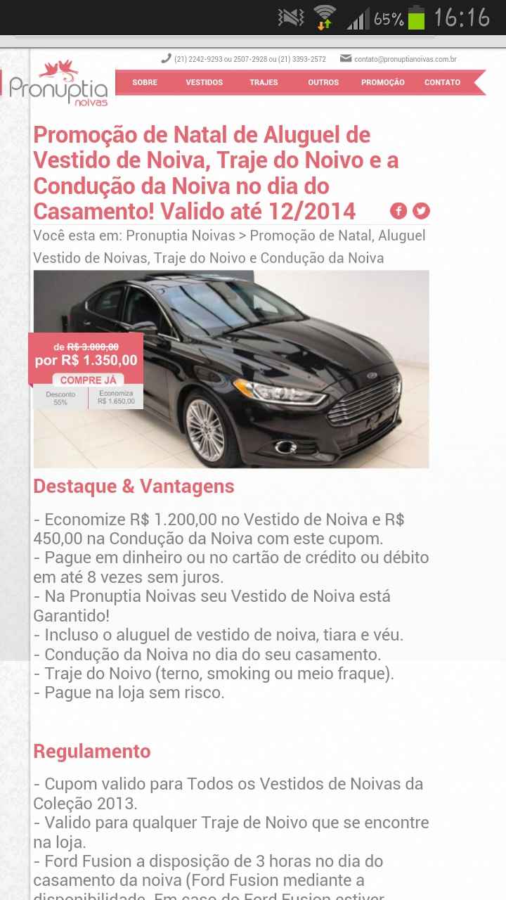 promoção vestido de noiva