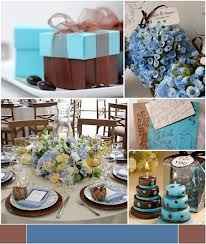 Casamento Azul e Marrom