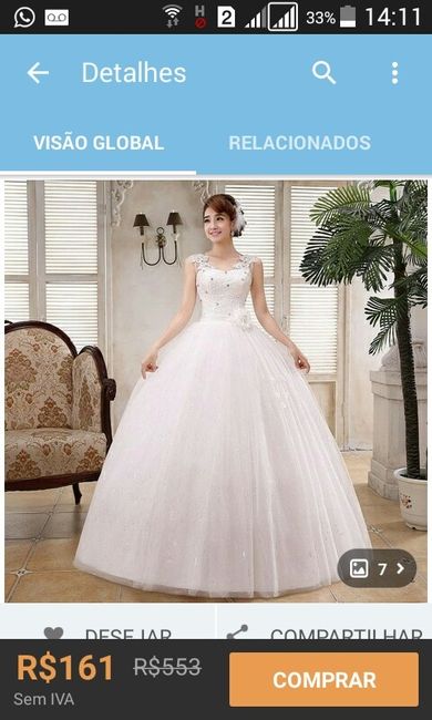 Vestido de noiva no wish - 1