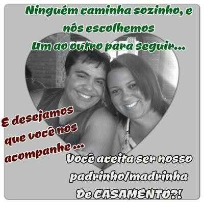 Convite padrinhos