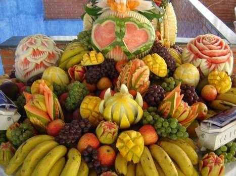 Mesa de frutas