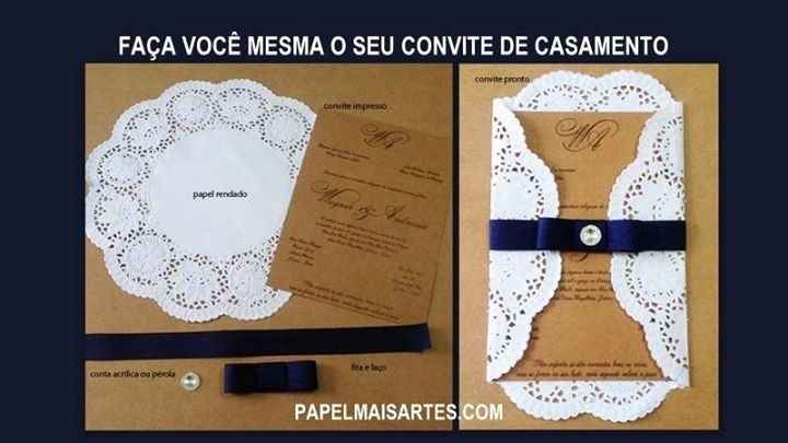 Meu convite de casamento - 1