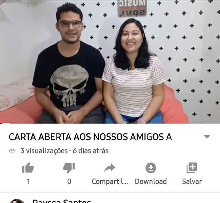 Convite virtual para os padrinhos em meio a pandemia - 1