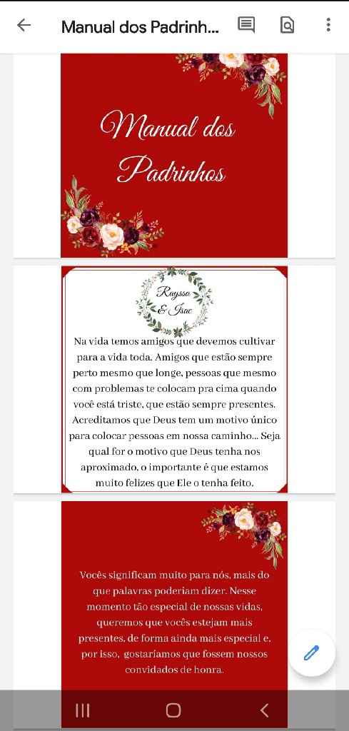 Convite virtual para os padrinhos em meio a pandemia - 4