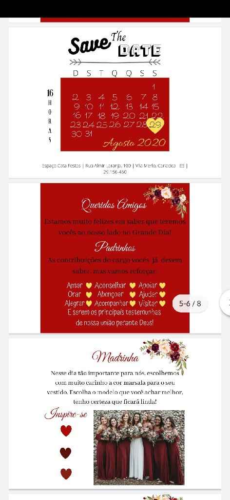 Convite virtual para os padrinhos em meio a pandemia - 5
